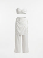 Veda Bandeau & Wrap Pants Set